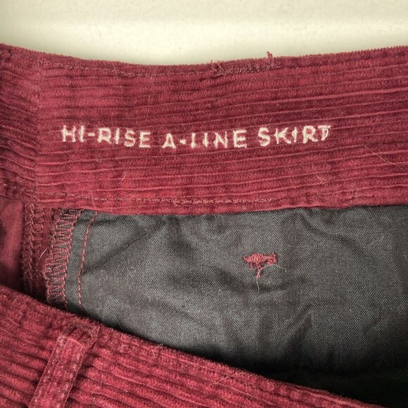 American Eagle Jr Womens Corduroy Mini Skirt Sz 2  academic boho Clueless - Picture 8 of 9